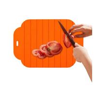 Silicone Cutting Mat | Double -Sided Foldable Roll-Up Cutting Pad 11,81 x 7,87 x 0,2 in | Flessibile Kitchen Mat per dolci Kneading, Baking, Bread, Biscotti, Pizza, Campeggio & Picnic Use
