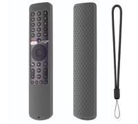 Silicone di caso di telecomando per Xiao Mi Mi TV P1 50 43 P1E Q1 75 Q1E 55 XMRM-19 Voice telecomando luminoso coperchio di protezione (dark gray)