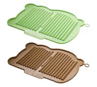 Silicone Dish Drying Mat, Heat Resistant Draining Pad, Non Slip Counter