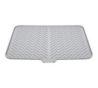 Silicone Dish Drying Mat, Kitchen Counter Draining Mats, non-Slip Silicone Drying Pad, Assorbente Sink Pads, Sturdy Protector for Home, Kitchens 58 x 43 cm