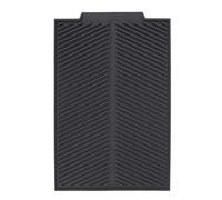 Silicone Dish Drying Mat | Secure Grip Shock Proof Drain Pad for Kitchen Counter | Simple Maintain Drying Mat for Dishes / Bowls / Utensils (Small: Approx. 17.6x16.2x6.5cm / 6.93x6.38x2.56in)