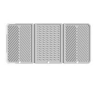 Silicone Dish Mat, Silicone Drying Mat | Non Slip Drying Mats for Sink Folding 22x11-inch Heat-Resistant Protector for Bar and Beverage Stations, Post-Craneup Organization, Kitchen Use