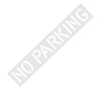 Silicone Divieto di Sosta Stencil,Modello In Silicone Pieghevole 40 Cm X 264 Cm,Stencil per Parcheggio - Per Marciapiedi In Asfalto E Cemento Aree Cortile Passaggi Percorsi E Parco