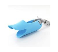 Silicone Dog Mouth Covers Compatible Small Dog Mouth Cover Duck Shape Anti-bite Muzzles (blue, S)