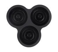 Silicone Donut Mold - 3-Cavity Non-Stick Tin | Food-Grade Silicone Donut Baking Mold, 3-Cavity Non-Stick Tray For Cake, Bagel, Cooking, Breakfast, Party, Kitchen, Birthday, Holiday, Beginner