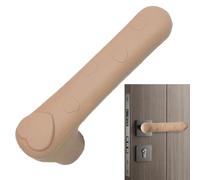 Silicone Door Handle Cover, Heart Pattern Anti-Collision Grip for Door Handles, Silicone Safety Equipment for Flat and Square Levers, Ideal for Home, Bedroom, Bathroom, Holidays, 13,5 x 5 cm