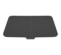 Silicone Dryer Mat for Kitchen, 22,83 x 16,93 Inches Dish Draining Pad with Drain Lip, Kitchen Sink Drying Rug, non Slip Mat for Easy Drainage and Counter Protection