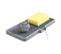 Silicone Drying Mat, Countertop Drainer Pad, Spill-Proof Sink Protector, Heat-Resistant Texture, 9.8 inches, Flexible Non-Slip Grip, Ideal for RV, Dorm, and Coffee Station