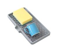 Silicone Drying Mat, Kitchen Counter Draining Mat, Non-Slip Spill-Proof Protector, Heat-Resistant Dryer Pad, Versatile for Bathroom, RV, Dorm, Camping, Coffee Station Faucet Area