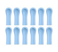 Silicone Ear Spoon Tips, Auricle Cleaner Wax Removal Replacement Heads, 0.47x0.14 Inches Compact & Safe, Reusable Accessory for Lobe Camera, Ears Scoop Device and Gentle Cleaning