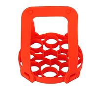 Silicone Egg Steamer Rack 9 Hole | for Pressure Cooker/Kitchen (Red)