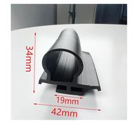 Silicone/EPDM/TPE/RUBBER Double E B-shape Cold Storage Door Sealing Strip High Temperature Oven Freezer Door Equipment strip(42 X 34 MM,5M)