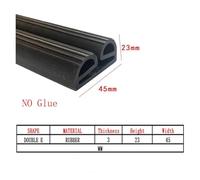 Silicone/EPDM/TPE/RUBBER Double E B-shape Cold Storage Door Sealing Strip High Temperature Oven Freezer Door Equipment strip(45 X 23 MM NO CLUE,1M)