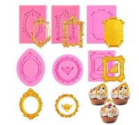 Silicone Epoxy Molds - Nonstick Crafting Tools, Resin Casting with Photo Frame Use, Candy Mold, Craft Molder, Multipurpose Molds for Home Decor DIY Crafts Art Projects Fondant Chocolate