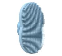 Silicone Face Scrubber - Bath and Face Cleansing Brush | Shower Scrub Brushes, Face Wash and Makeup Remover Massage Brush | Handheld Bath Scrubber For Women Men Home, Soft Facial, Egg Cleansing
