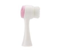 Silicone Facial Cleansing Brush Double-sided Cleanser Exfoliating, Massage Soft Brush To Remove Surface Dirt, Oil, Cosmetic Residue, Deep Clean Facial Pores (Colore : 1Pcs Pink)