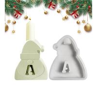 Silicone facile del commestibile delle lettere del rilascio della muffa del | Babbo Natale per Natale Candele Torta