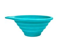 Silicone Fine Strainer, Leakproof Flexible Sifter, Mesh Coffee Filter, Multi Purpose Kitchen Gadget, Portable Juicing Tool for Wine Milk Juice Cocktail Home Camping RV Pour Over