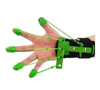 Silicone Finger Extender, Hand Grip Strength Trainer, Forearm Exercise Device, 5-Finger Rehabilitation Exerciser, Portable Elastic Resistance Tool, Durable Steel Bracket Construction, for Fitness