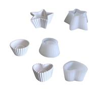 Silicone flessibile in silicone stropicciato facile da rilasciare per colata in resina unica e supporto per sapone e cera stand