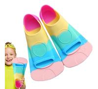 Silicone Flippers, Swim Fins Kids, Food-Grade Multi-Purpose Swimming, Training Professional Accessory, Sport Fine for Pools, Beaches, Outdoor Lakes, Beginners & Experts, X2