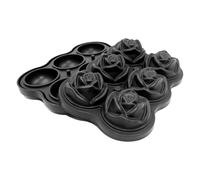 Silicone Flower Ice Mold - Rose Shape Freezer Tray, Six Grid Chilling Form, Reusable Beverage Maker, Cake Soap Casting Tool | Cocktail Drink Styling, Tea Coffee Cooling, Party Bar Setup, Dessert Craft