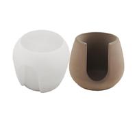 Šilicone Flower Pot Mold, Reusable Flëxible Craft Мold For DIY Pots, Candle Holders, And Størağe Containers, Easy Demold urable Material, Ideal For Cement, Plaster, Ånd Řesin Casting