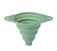 Silicone Foldable Funnel - Food Grade Wide Mouth Kitchen Tool | Space Saving Liquid And Powder Draining Funnel, BPA Free Daily Cooking Accessory For Wine Flour Water