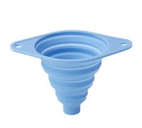 Silicone Foldable Funnel - Food Grade Wide Mouth Kitchen Tool | Space Saving Liquid And Powder Draining Funnel, BPA Free Daily Cooking Accessory For Wine Flour Water