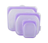 Silicone Food Bags, Reusable Zip Pouches, Eco Friendly Storage Containers, Portable Snack Holders, for Meal Prep Lunch Travel Meat Cheese Vegetable Fruit Kitchen Organization Home School Office