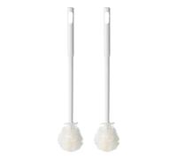 Silicone Foot Cleaning With Long Handle, Toe Cleaning Brush With Heads, Long Handle Shower Foot Brush for Elderly,foot Brush With Two Brush Heads for Shower