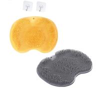 Silicone Foot Scrubber For Shower, Shower Foot Scrubber Mat, Multi-Functional Silicone Massage Mat (G)