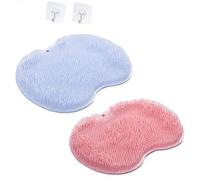 Silicone Foot Scrubber For Shower, Shower Foot Scrubber Mat, Multi-Functional Silicone Massage Mat (L)