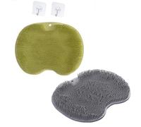 Silicone Foot Scrubber For Shower, Shower Foot Scrubber Mat, Multi-Functional Silicone Massage Mat (O)