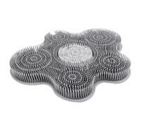 Silicone Foot Scrubber, Non-Slip Shower Pad, Medium Size Bath Mat with Suction Cup Feature, Gentle Back and Foot Cleaner, Bathroom Hygiene Tool with Soft Design, Home Care Item for Women Men Floor