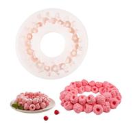 Silicone Fruit Molds - Non-Stick 3D Berry Shape | Heat Resistant Reusable Mold | Raspberry Silicone Mold, Baking or Soapmaking, Jelly Mousse or Chocolate, Realistic Candy Design, Easy Release Reusable
