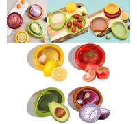 Silicone Fruit Storage Box, Reusable Silicone Fruit Storage Containers for Fridge, It Has a Fresh-Keeping Function, Suitable for Preserving Vegetables And Fruits. (1*Set)