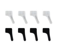 Silicone Glasses Ear Grip - 1.5x2cm Silicone | 4 Pairs Soft Eyeglasses Ear Gripper | Comfortable Eyeglass Strap Holder, Glasses Temple Tips Sleeve Retainer For Eyewear, Sunglasses, Spectacles