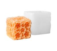 Silicone goffrato con facile rilascio | Silicone floreale del modello per il mestiere del cioccolato del sapone con i materiali sicuri del commestibile del rilascio