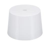 Silicone Gomma Conica Tappo 56mm a 66mm con Foro Bianco