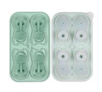 Silicone Grado Alimentare 4 Cavità A Forma Cane Ghiaccio Cubi Ghiaccio Cubi Muffa Per Feste Casalinghe E Produttore Palline Da Bevanda Creativa