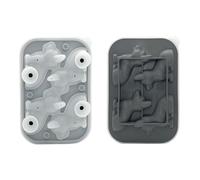 Silicone Grado Alimentare 4 Cavità A Forma Cane Ghiaccio Cubi Ghiaccio Cubi Muffa Per Feste Casalinghe E Produttore Palline Da Bevanda Creativa
