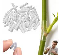 Silicone Grafting Sleeves for Fruit Trees,High-Elastic Thin-Walled Grafting Tubes,3-7.5mm Tree Trunk Protective Wrapping Sleeve, Flexible Silicone Material for Fruit Trees Vines (100pcs)