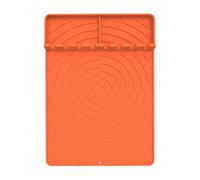 Silicone Grill Mat, Non-Stick BBQ Griddle Pad, Heat-Resistant Cooking Sheet, 15.87x11.73x0.98 inches Outdoor Kitchen Accessory, Ideal for Patio, Camping, Garden, Picnics and Traveling