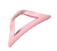Silicone Hair Clips, Creative Accessory, 4.53x1.89 Inches Ergonomic Claw Clip, Triangular Design for Daily Party Commuting Sports School and Casual Wear for All Hair Types and Styles