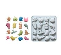 Silicone Halloween Silicone Molds, Baking Form Halloween Shapes Chocolate | Ghost Silicone Mold Non-Stick Easy Release for Refrigerator, Freezer, Chocolate, Candy, Ice, Jellies