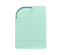 Silicone Heat Resistant Mat - 21/15/5cm Heat Insulation Mat | Silicone Curling Iron Holder | HeatProof Hair Straightener Silicône Mats | Anti Slip Curling Iron Mats for CurlingIrons, Straightener