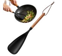 Silicone Heat Resistant | Premium Nonstick Kitchen Utensil Tool | Soft Edge Food Safe Baking Scraper | Modern Cooking Helper Featuring Secure Lanyard Hanger | Versatile Support