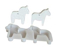 Silicone Horse Mold - Easy Release Casting Mould | Polymer Plaster Paste Craft Mold for Pendant Cement Gypsum Decorative Ornaments Aromatherapy Candle Home Studio DIY Art and Creative Accessories