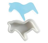 Silicone Horse Mold - Horse Molds for Clay | Horses Shape Candlestick Silicone Mold | Horses Cast Mould | Concrete Casting Molds for Diy Concrete Cement Plaster Animal Candle Holder